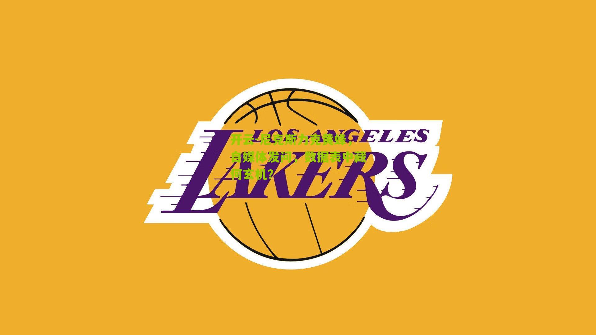 尼克斯力克黄蜂，自媒体发问，数据表中藏何玄机？